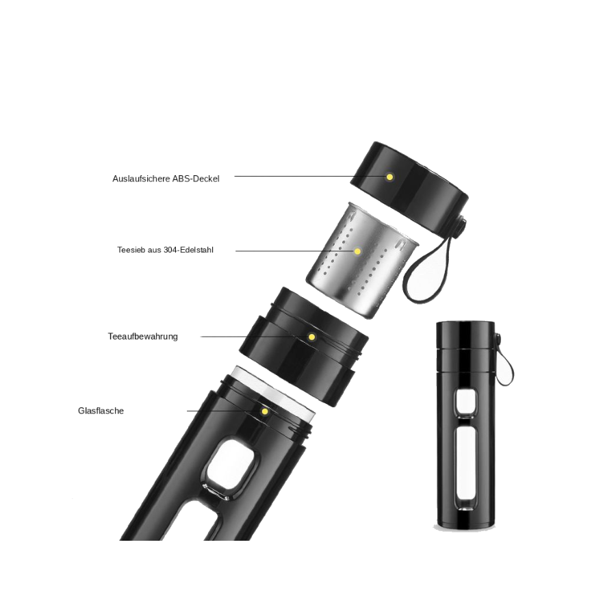 T-Bottle 650ml schwarz