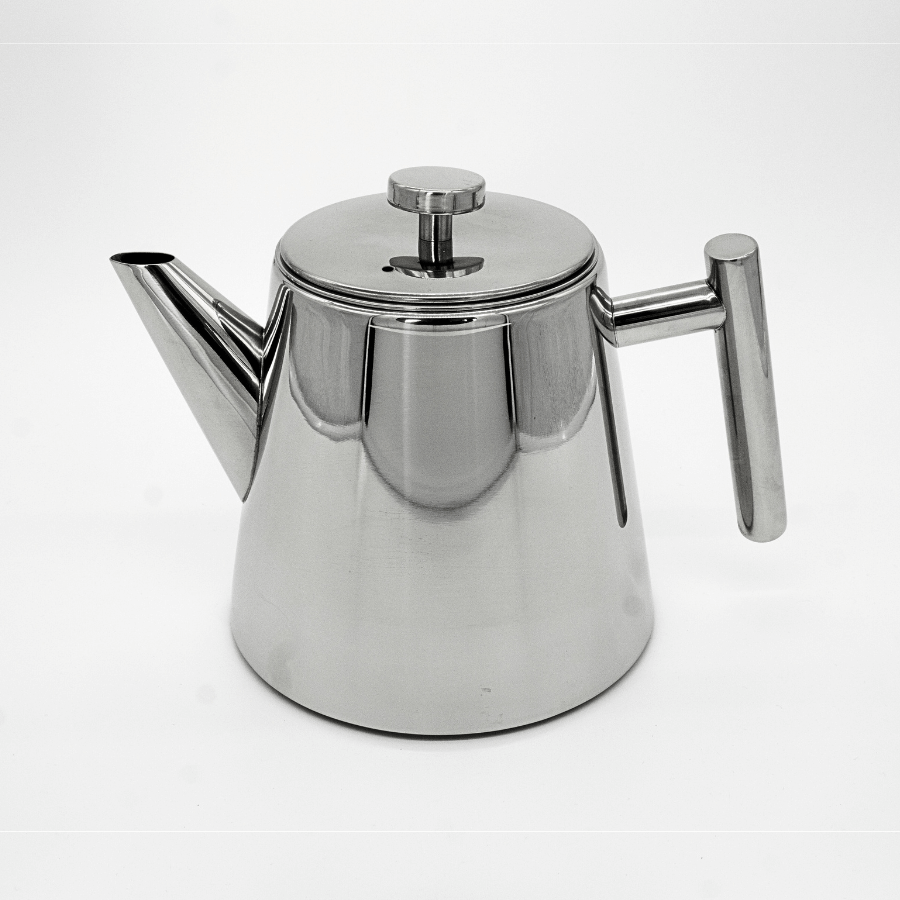 T-Kanne, Edelstahl, 1 Liter, Silber