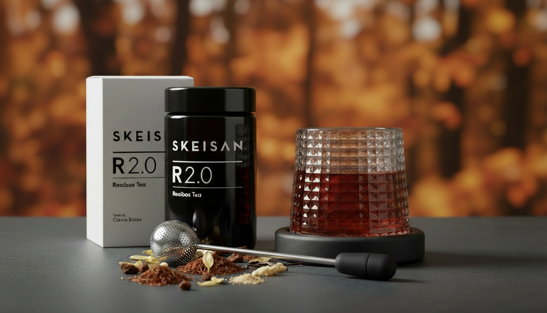 Herbst im Glas: warmer Rooibos mit Crème-Brûlée-Charakter