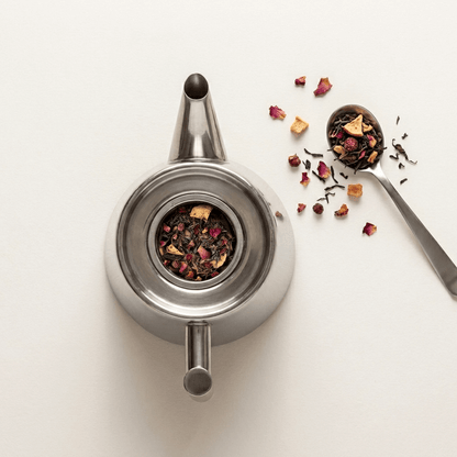 T-Kanne, Edelstahl, 1 Liter, Silber