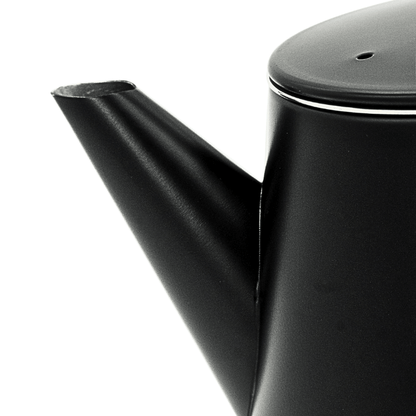 T-Kanne, Edelstahl, 1 Liter, Schwarz