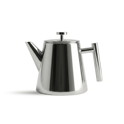 T-Kanne, Edelstahl, 1 Liter, Silber