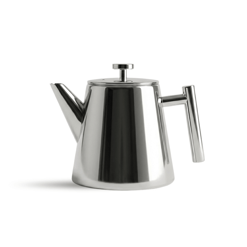 T-Kanne, Edelstahl, 1 Liter, Silber
