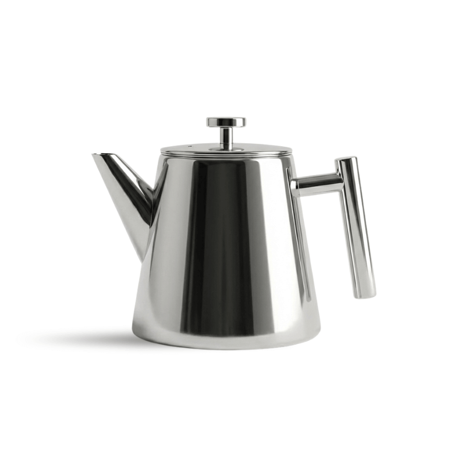 T-Kanne, Edelstahl, 1 Liter, Silber