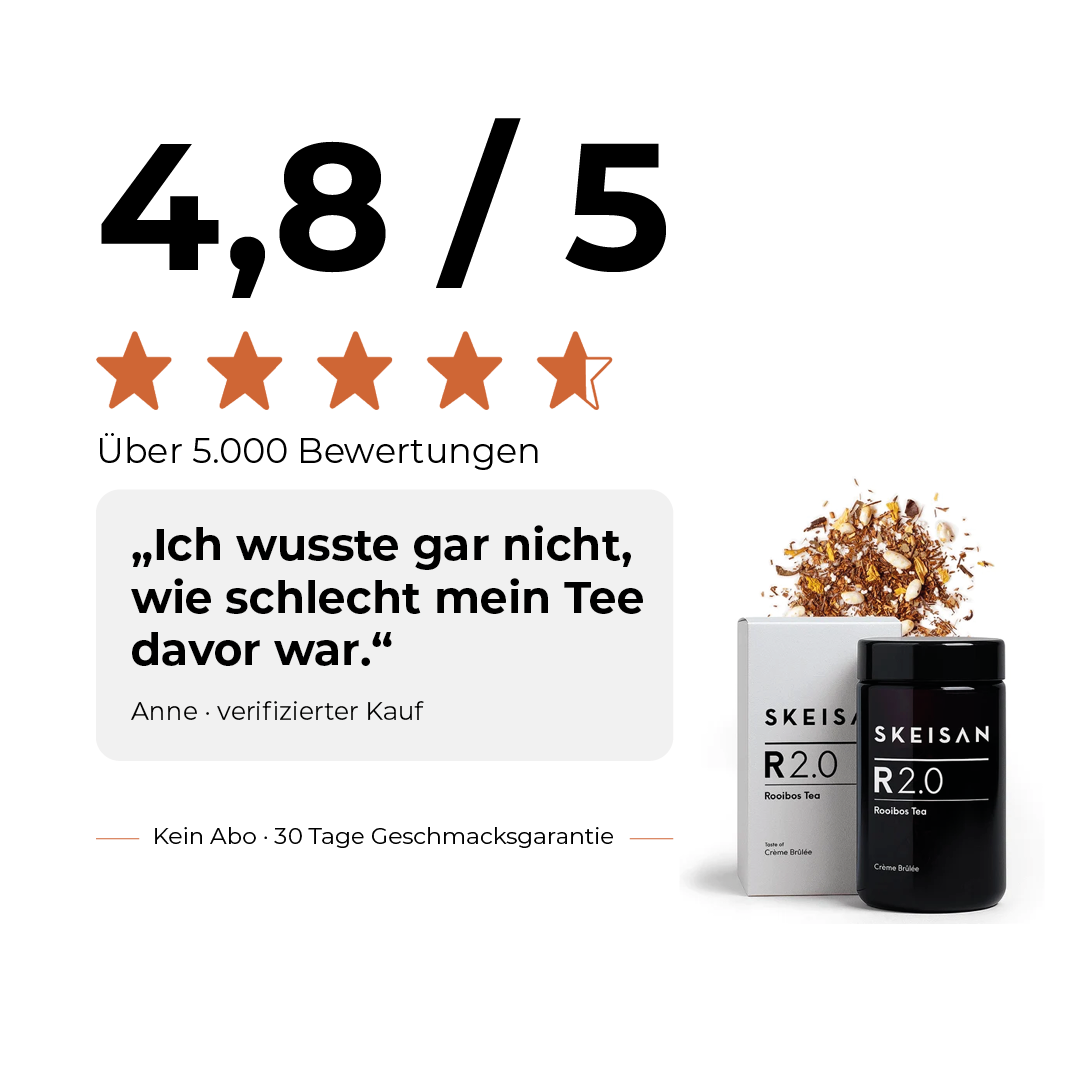 Du suchst die Tees aus. Den Rest packe ich dazu.